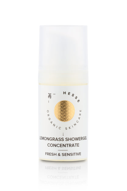 Bio Duschgel mit Lemongras in Probier- und Reisegröße